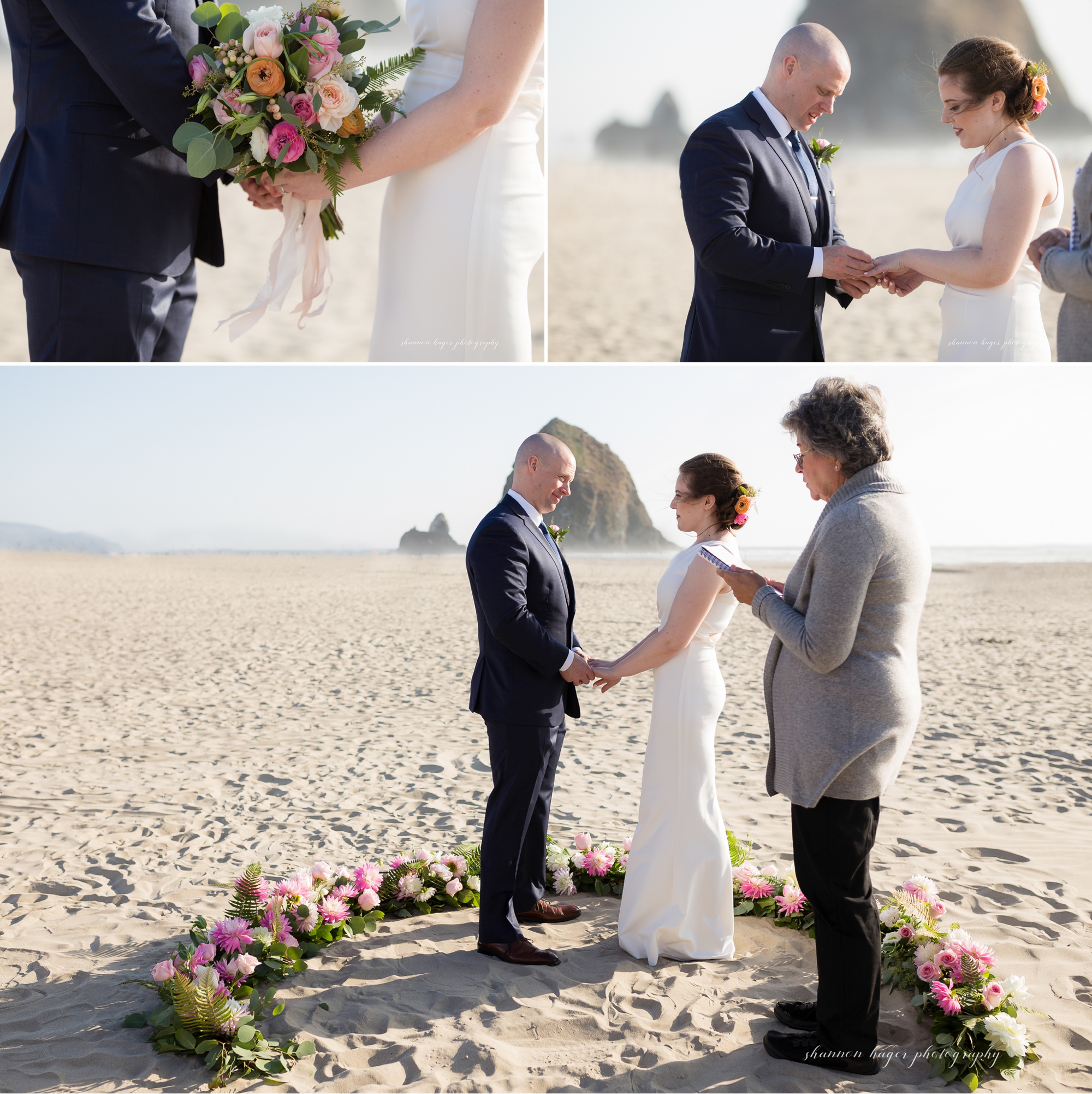 Cannon Beach Elopement, Oregon Coast Wedding Photographer, Oregon Elopement Photography, Oregon Coast Elopements by Shannon Hager Photography