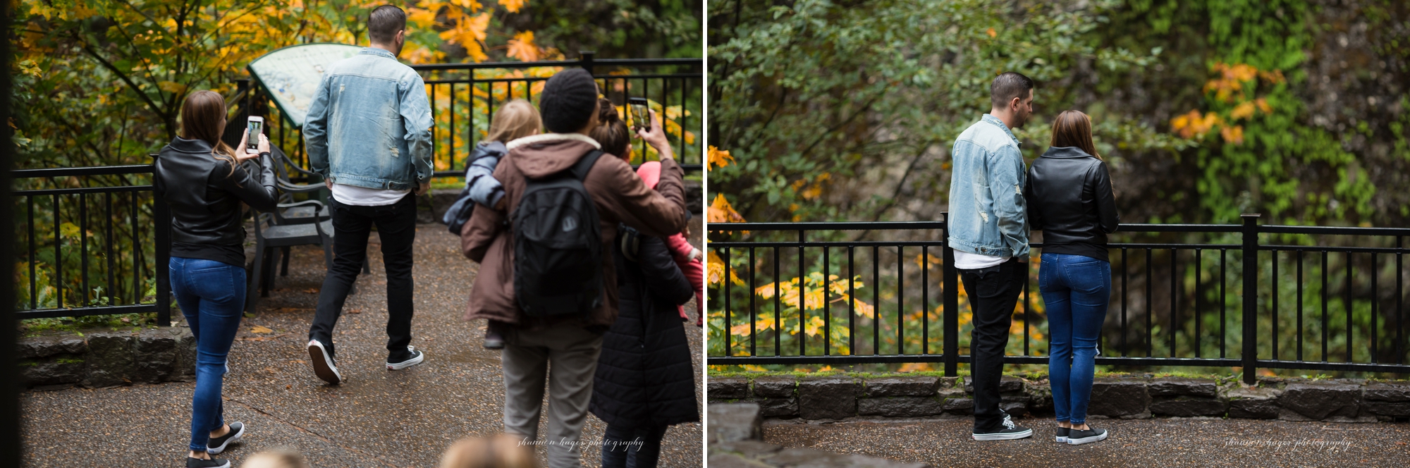 multnomah falls proposal, waterfall wedding photographer oregon, portland wedding photography