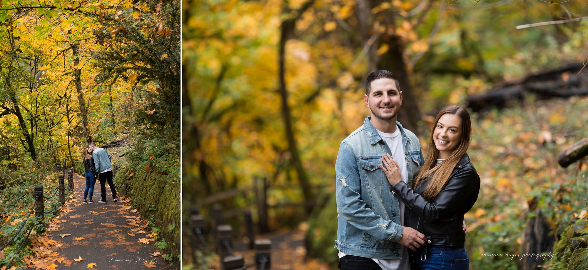 portland engagement photographer, multnomah falls proposal photos, oregon wedding photographer