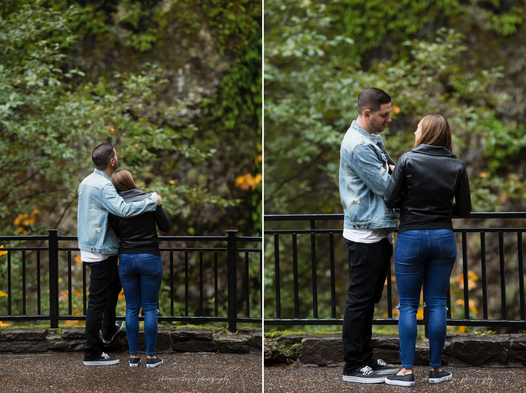 multnomah falls proposal, waterfall wedding photographer oregon, portland wedding photography