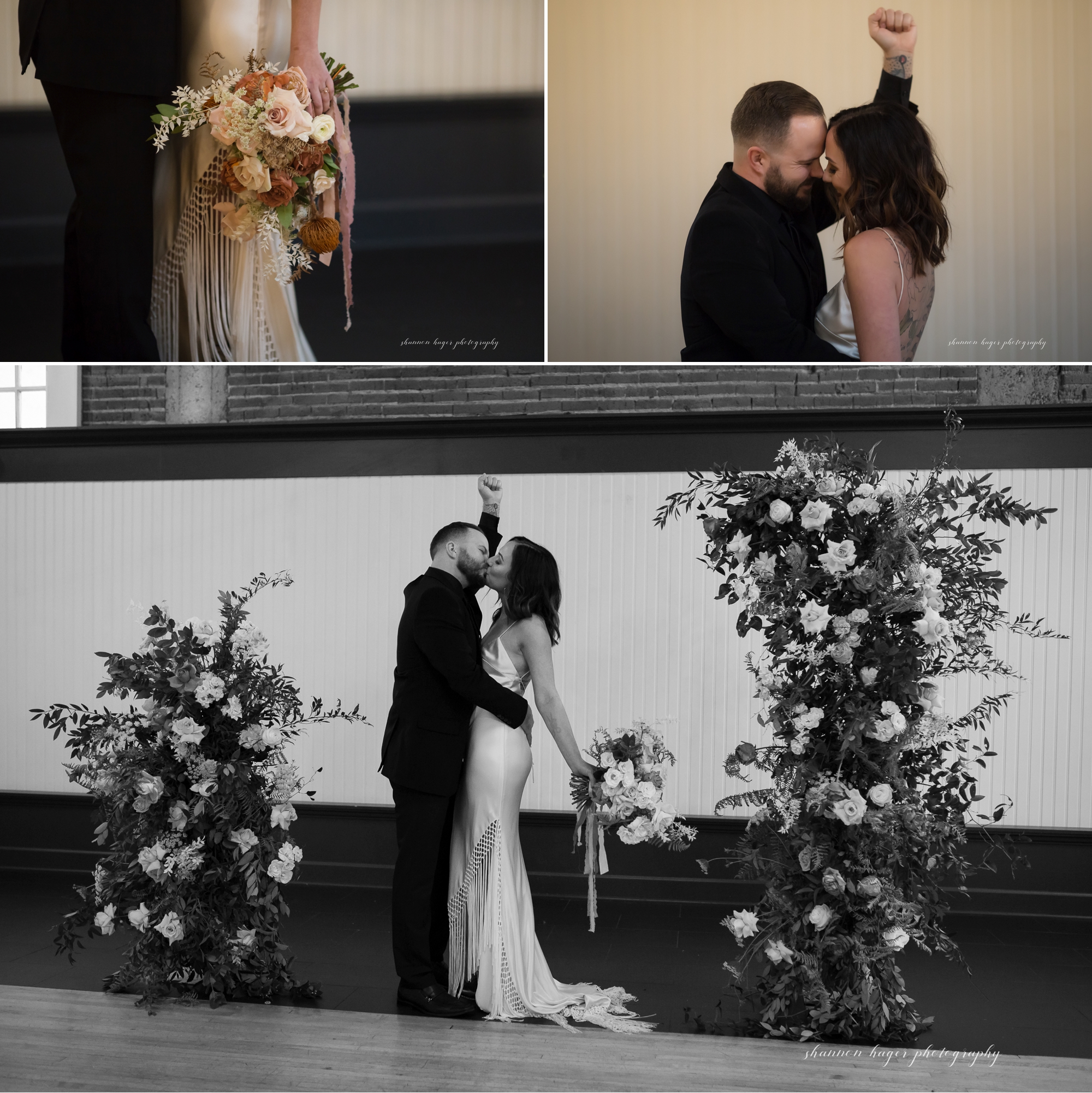 grungy winter elopement at evergreen pdx, elopement photographer portland oregon, wedding venue portland