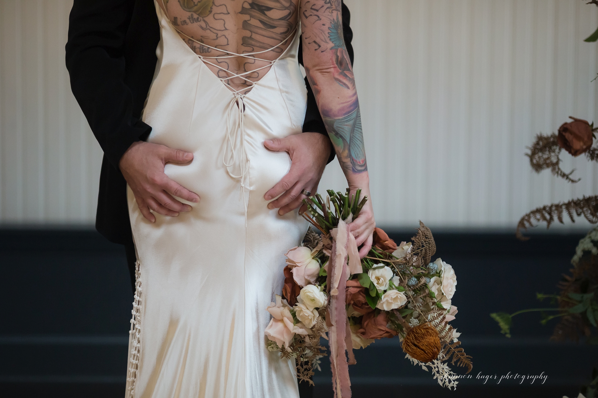 grungy winter elopement at evergreen pdx, elopement photographer portland oregon, wedding venue portland