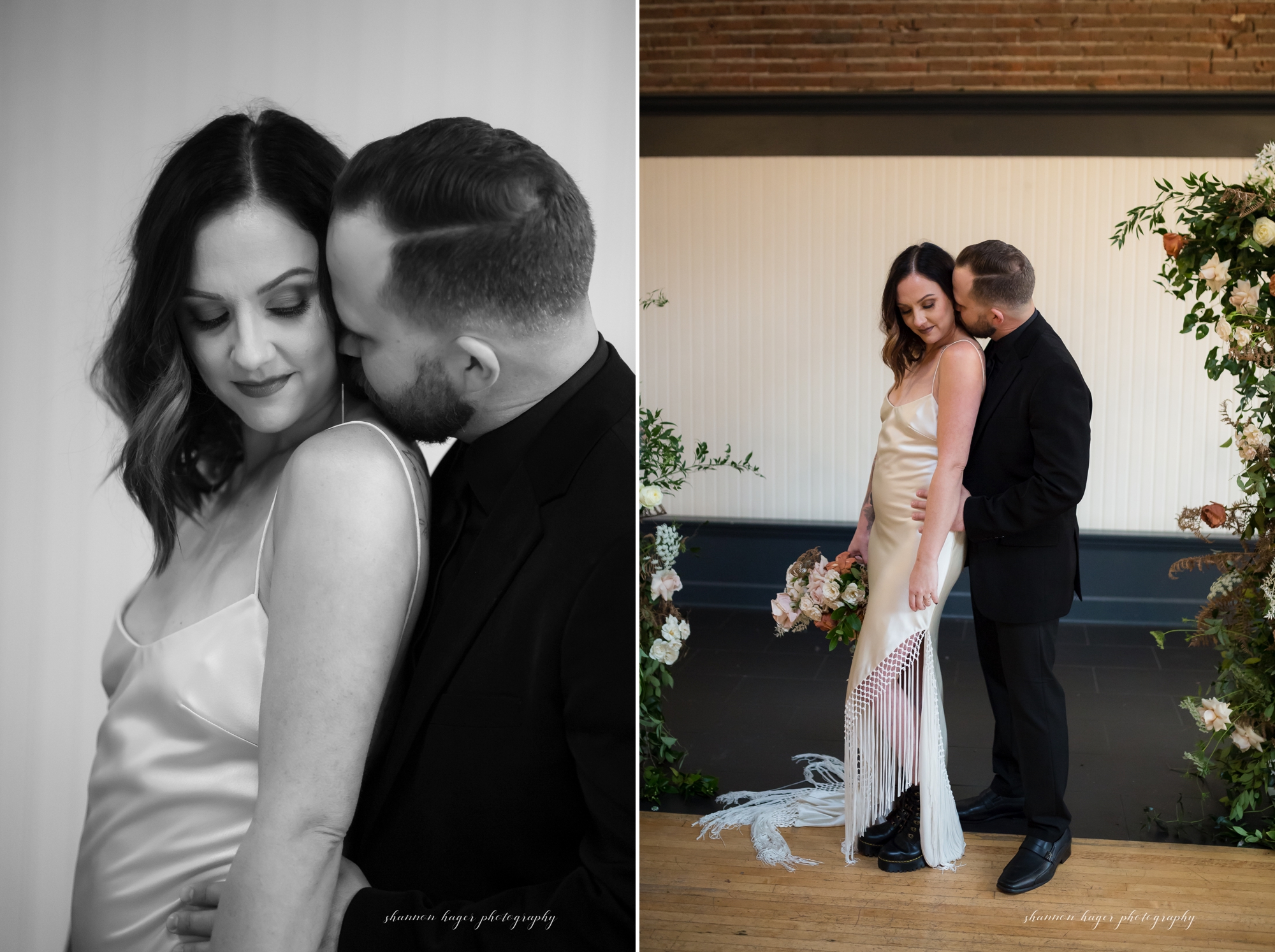 grungy winter elopement at evergreen pdx, elopement photographer portland oregon, wedding venue portland