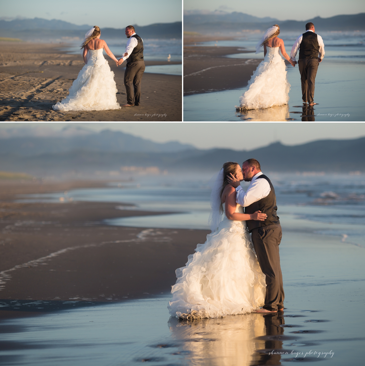 oregon coast wedding photographer, gearhart oregon beach wedding, oregon beach wedding