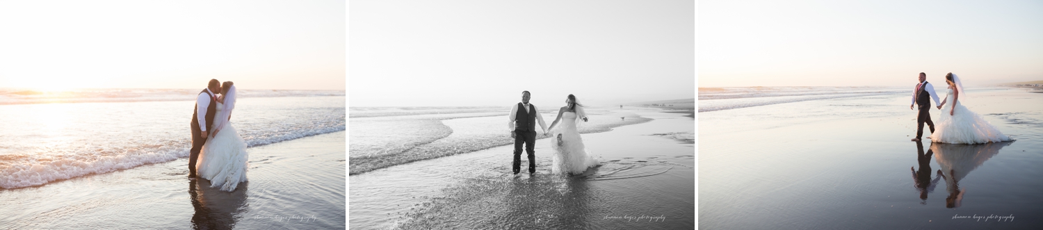 oregon coast wedding photographer, gearhart oregon beach wedding, oregon beach wedding