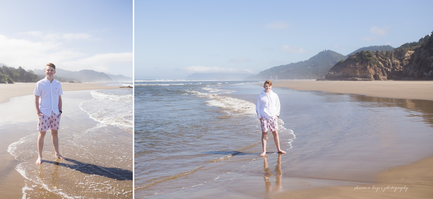 beaverton senior photographer, oregon coast senior photos, cannon beach photographer, portland senior photography