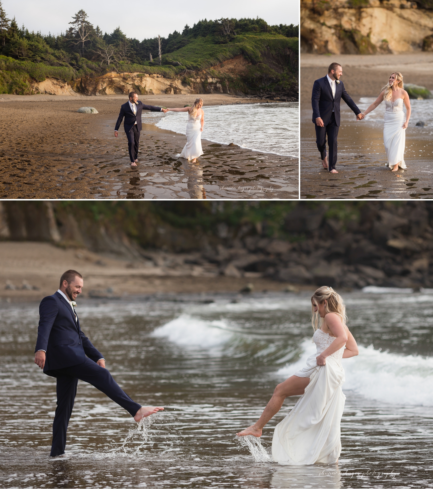 lincoln city oregon wedding photographer, oregon coast elopement, oregon coast photography by shannon hager photography