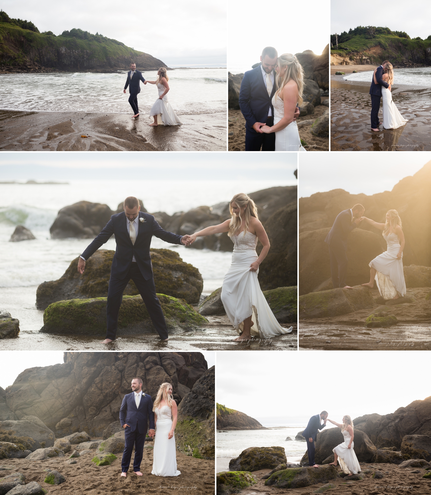 lincoln city oregon wedding photographer, oregon coast elopement, oregon coast photography by shannon hager photography