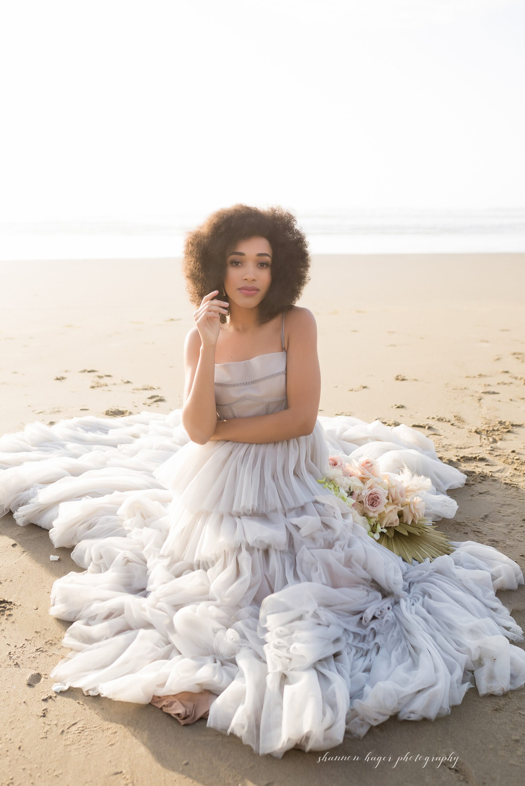 oregon coast wedding bridal session, shannon hager photography