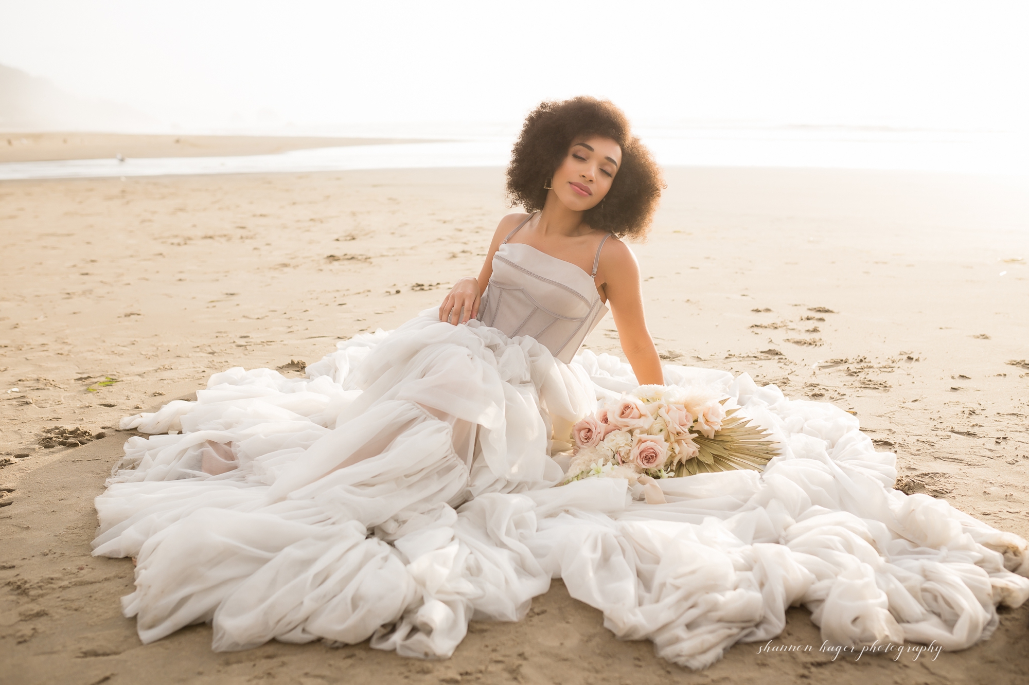 oregon coast wedding bridal session, shannon hager photography