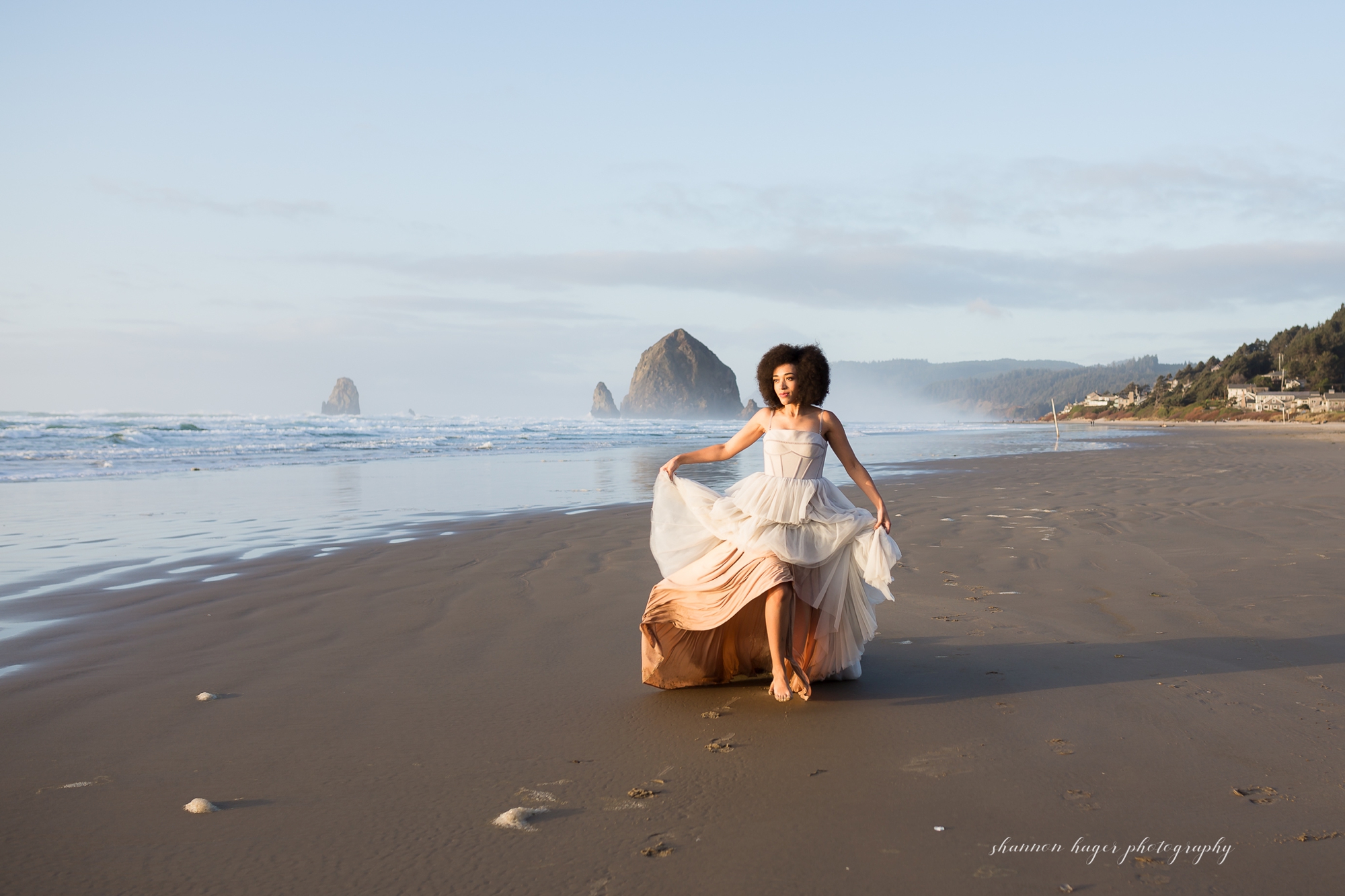 oregon coast wedding bridal session, shannon hager photography