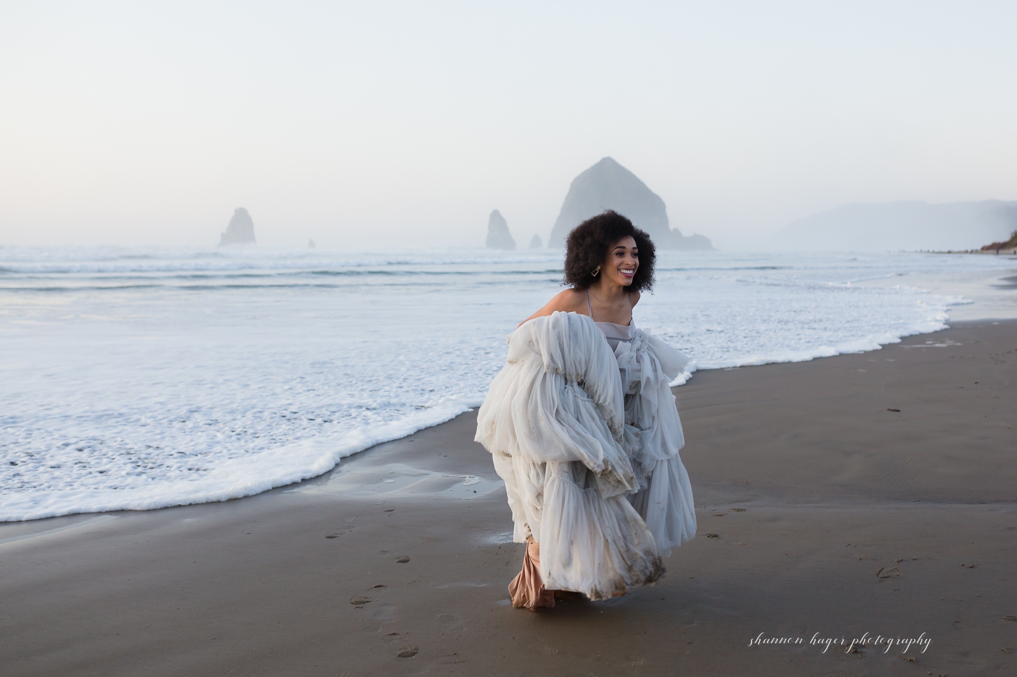oregon coast wedding bridal session, shannon hager photography