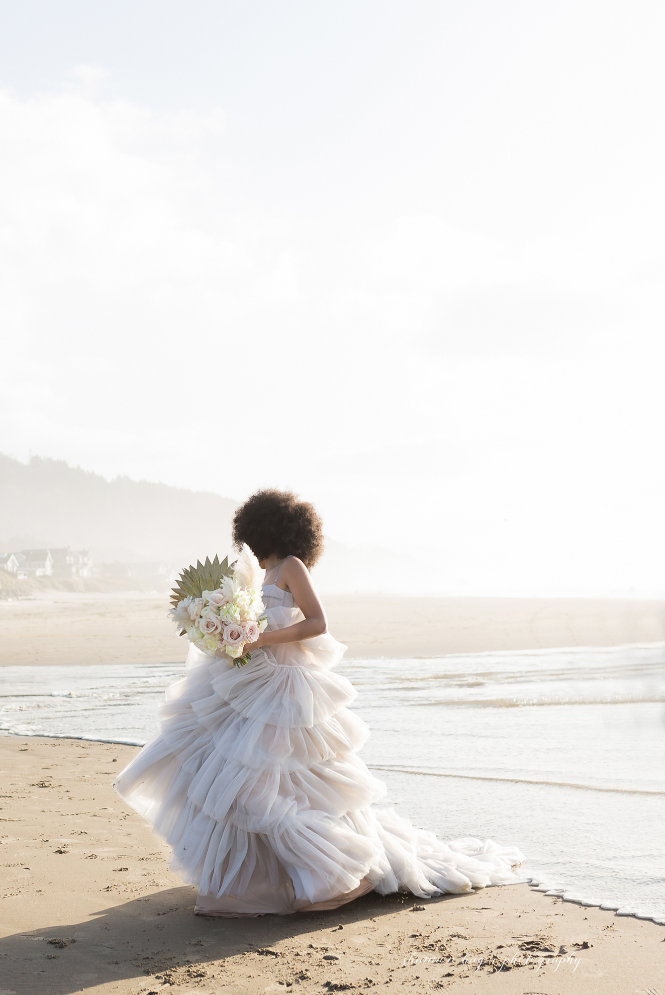 oregon coast wedding bridal session, shannon hager photography