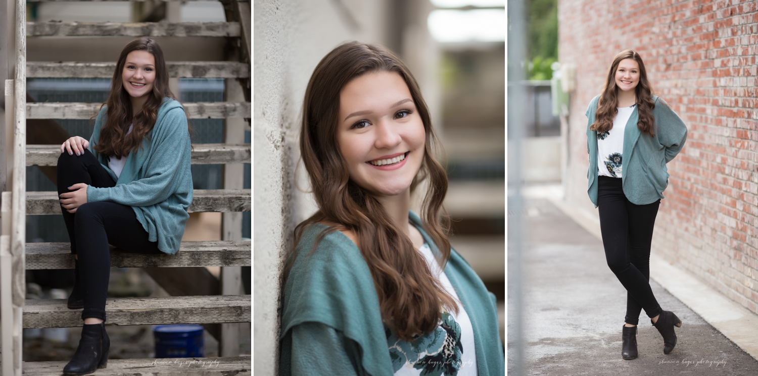 sherwood senior photos in oldtown by shannon hager photography