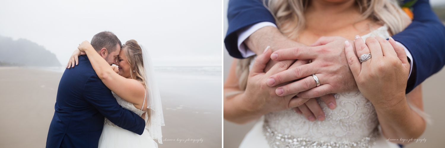 arch cape oregon coast elopement, shannon hager photography