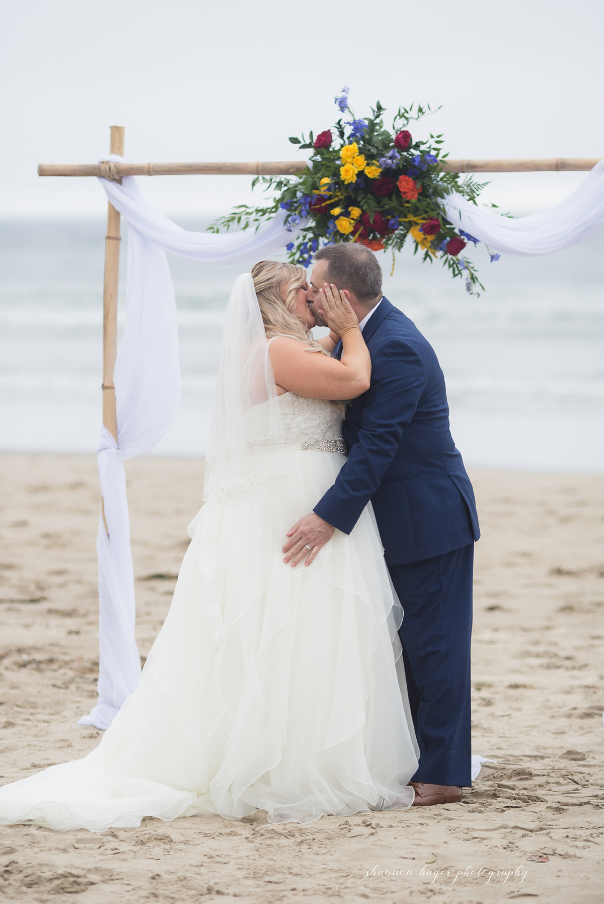 arch cape oregon coast wedding, shannon hager photography