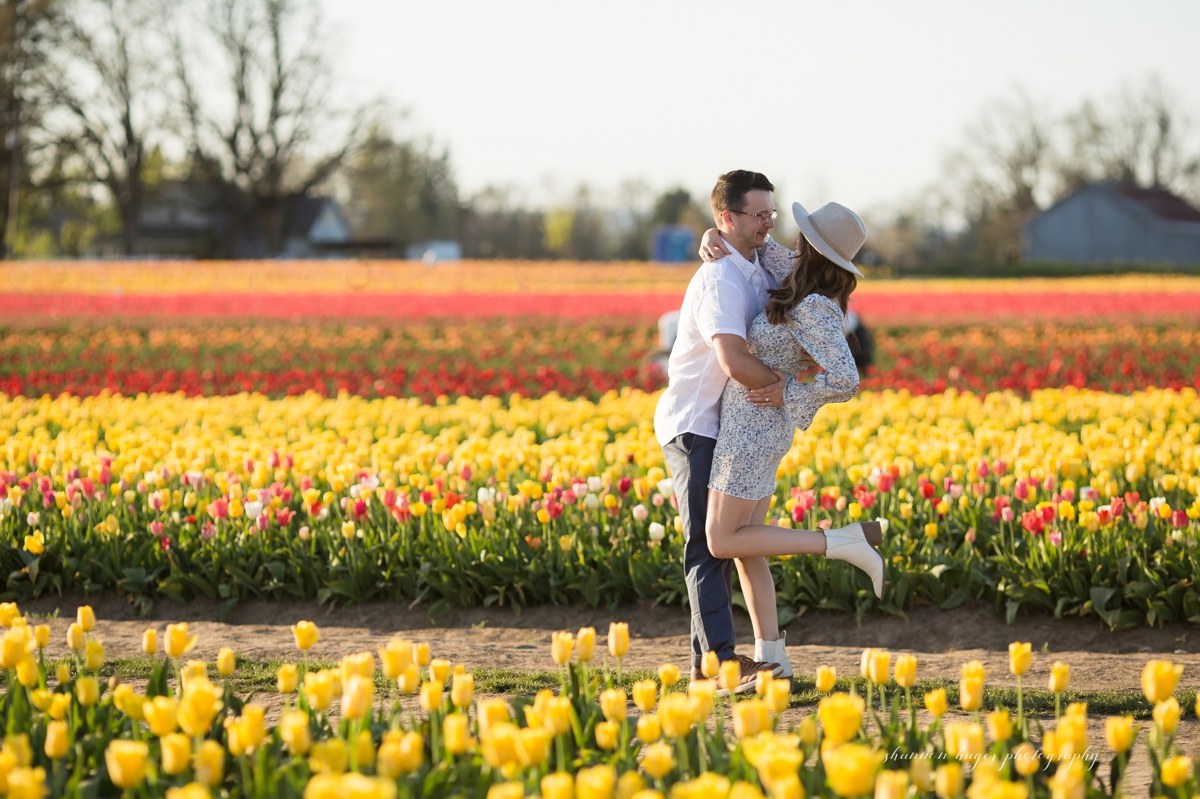 wooden shoe tulip wedding proposal photographed by shannon hager photography