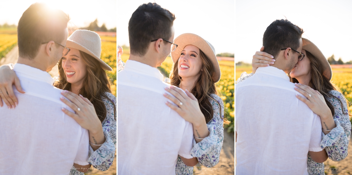 wooden shoe tulip wedding proposal photographed by shannon hager photography