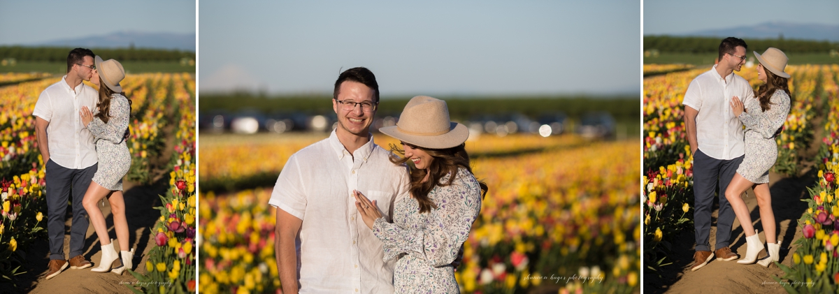 wooden shoe tulip wedding proposal photographed by shannon hager photography