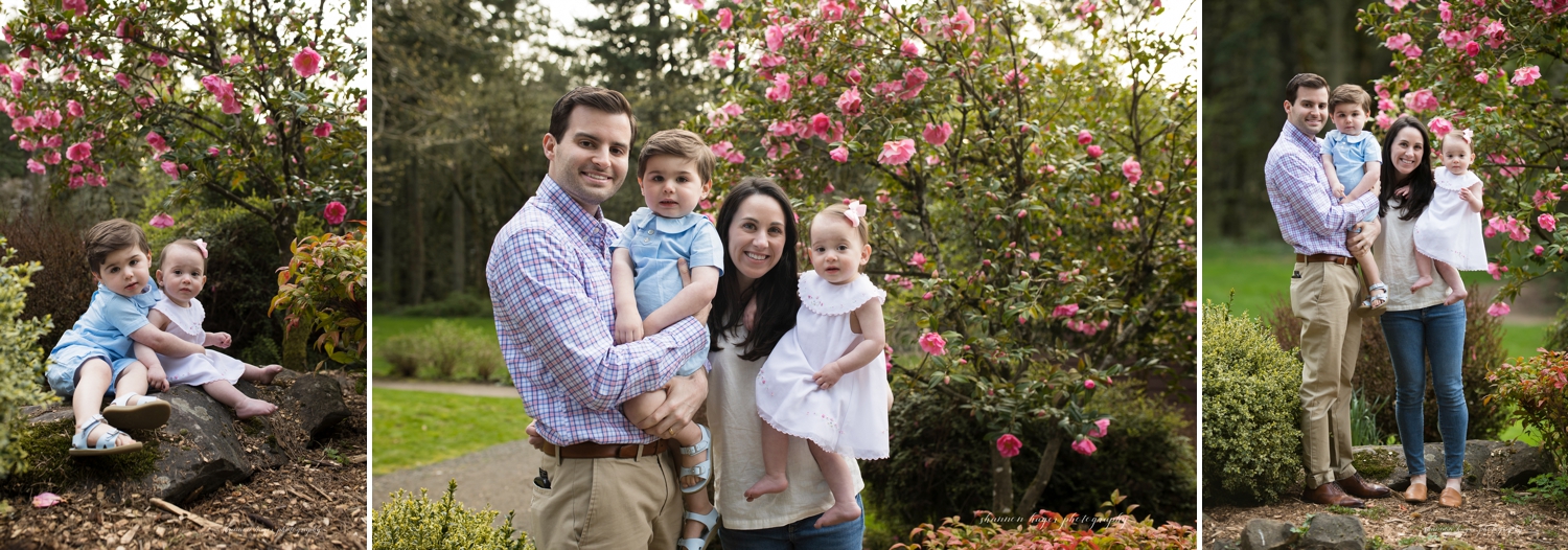 beaverton spring family photos at jenkins estate