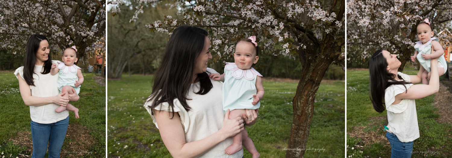 beaverton spring family photos at jenkins estate