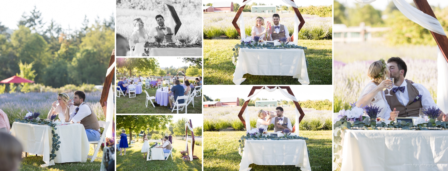 lavender farm wedding by oregon wedding photographer shannon hager