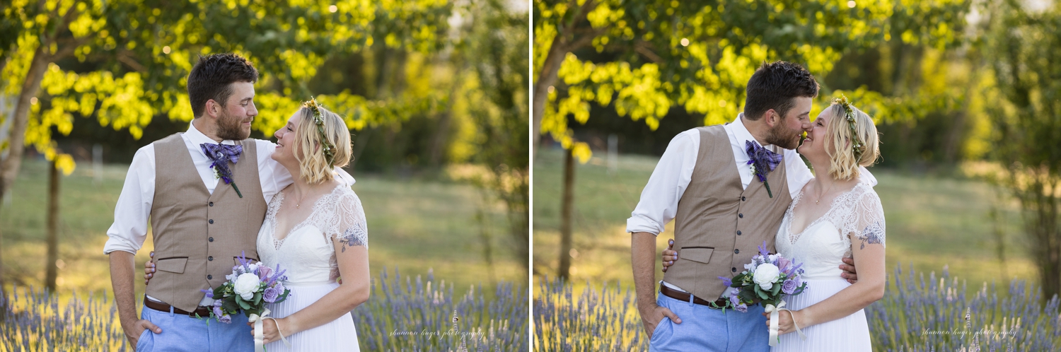 lavender farm wedding by oregon wedding photographer shannon hager