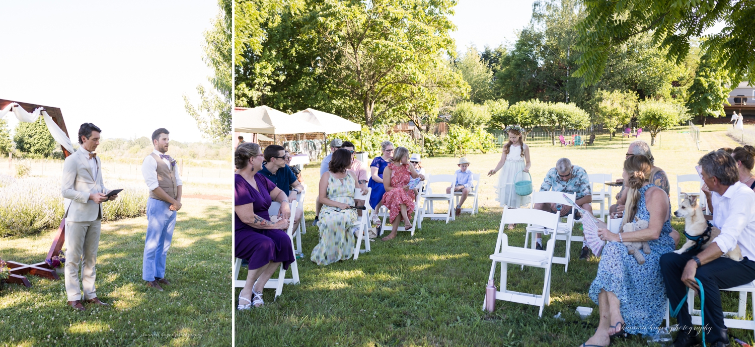 lavender farm wedding by oregon wedding photographer shannon hager