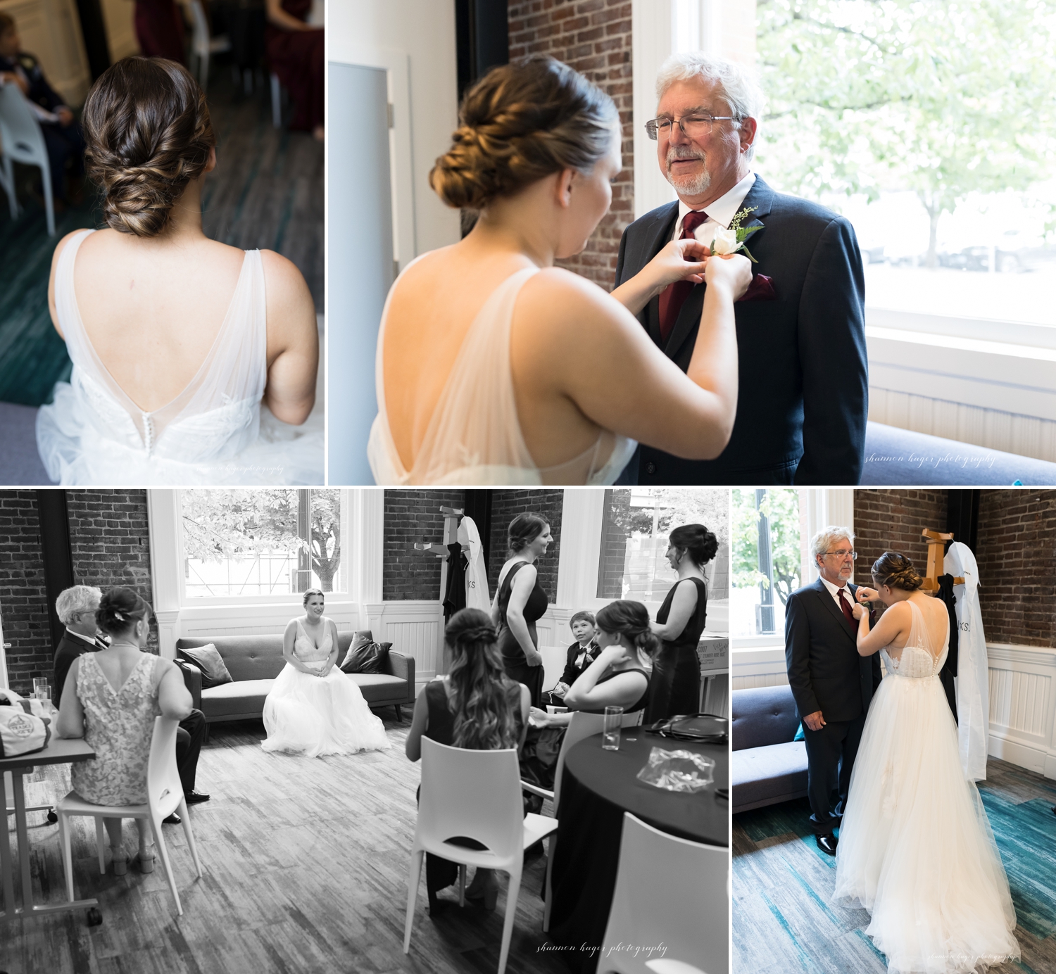 portland wedding at eco trust photographed by shannon hager photography