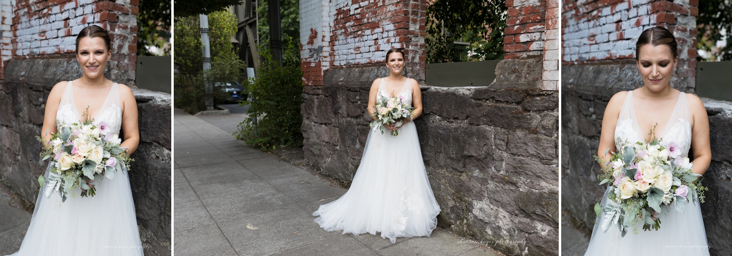 portland wedding at eco trust photographed by shannon hager photography, irving street studio
