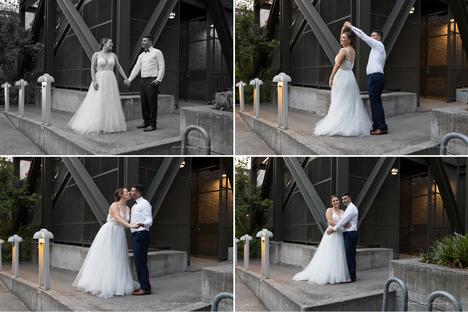 portland wedding at eco trust photographed by shannon hager photography, irving street studio