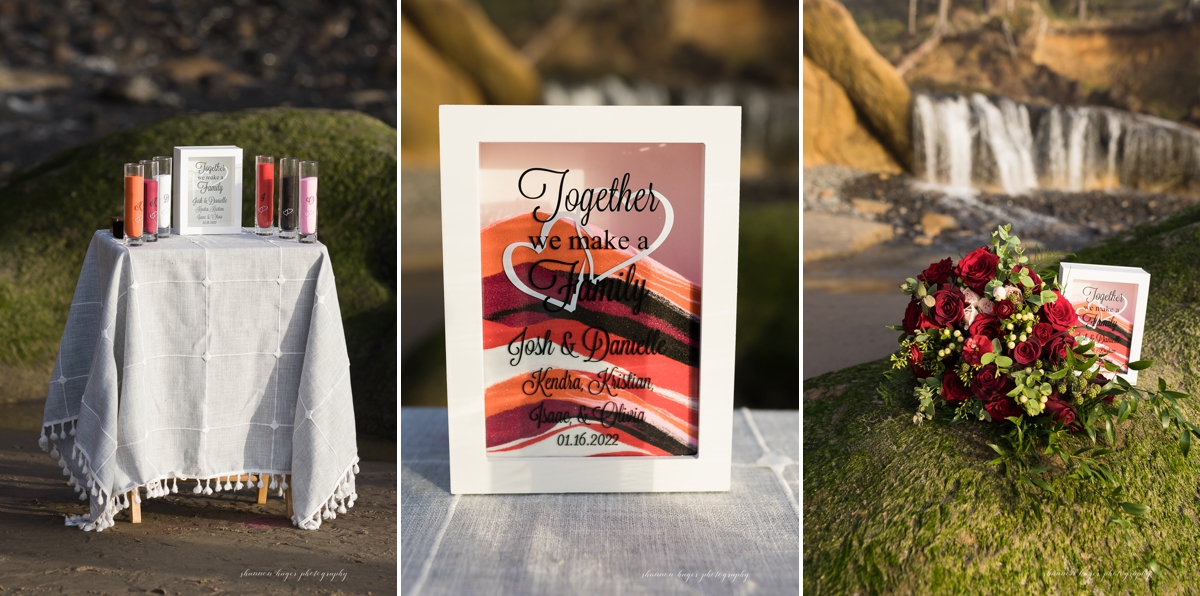 cannon beach elopement photograper at hug point by shannon hager photography