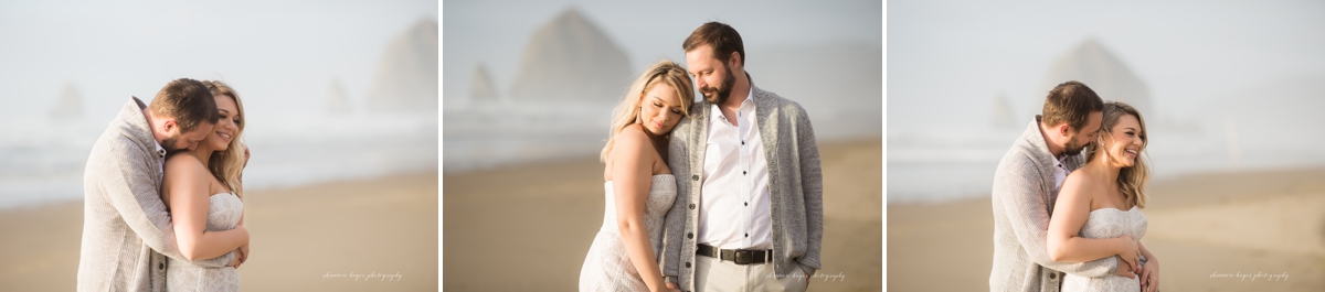 oregon coast elopement photos by Shannon Hager Photography in Cannon Beach