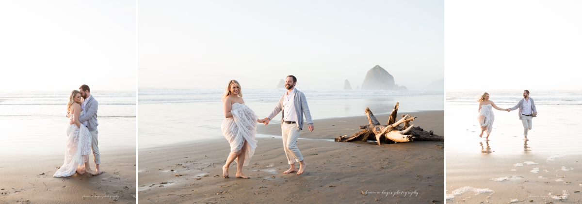 oregon coast elopement photos by Shannon Hager Photography in Cannon Beach