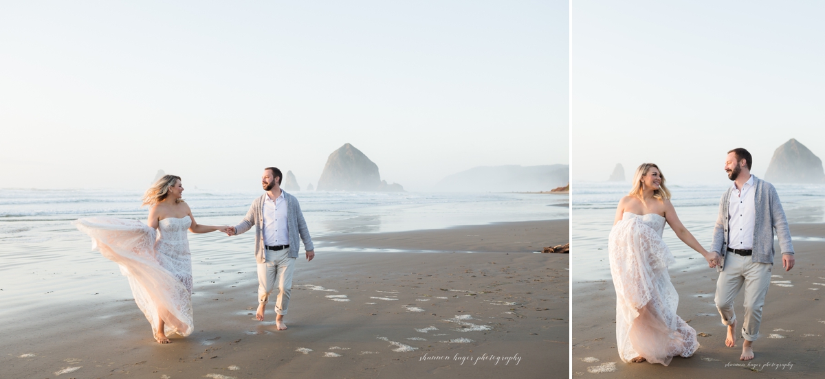 cannon beach elopement photos by Shannon Hager Photography