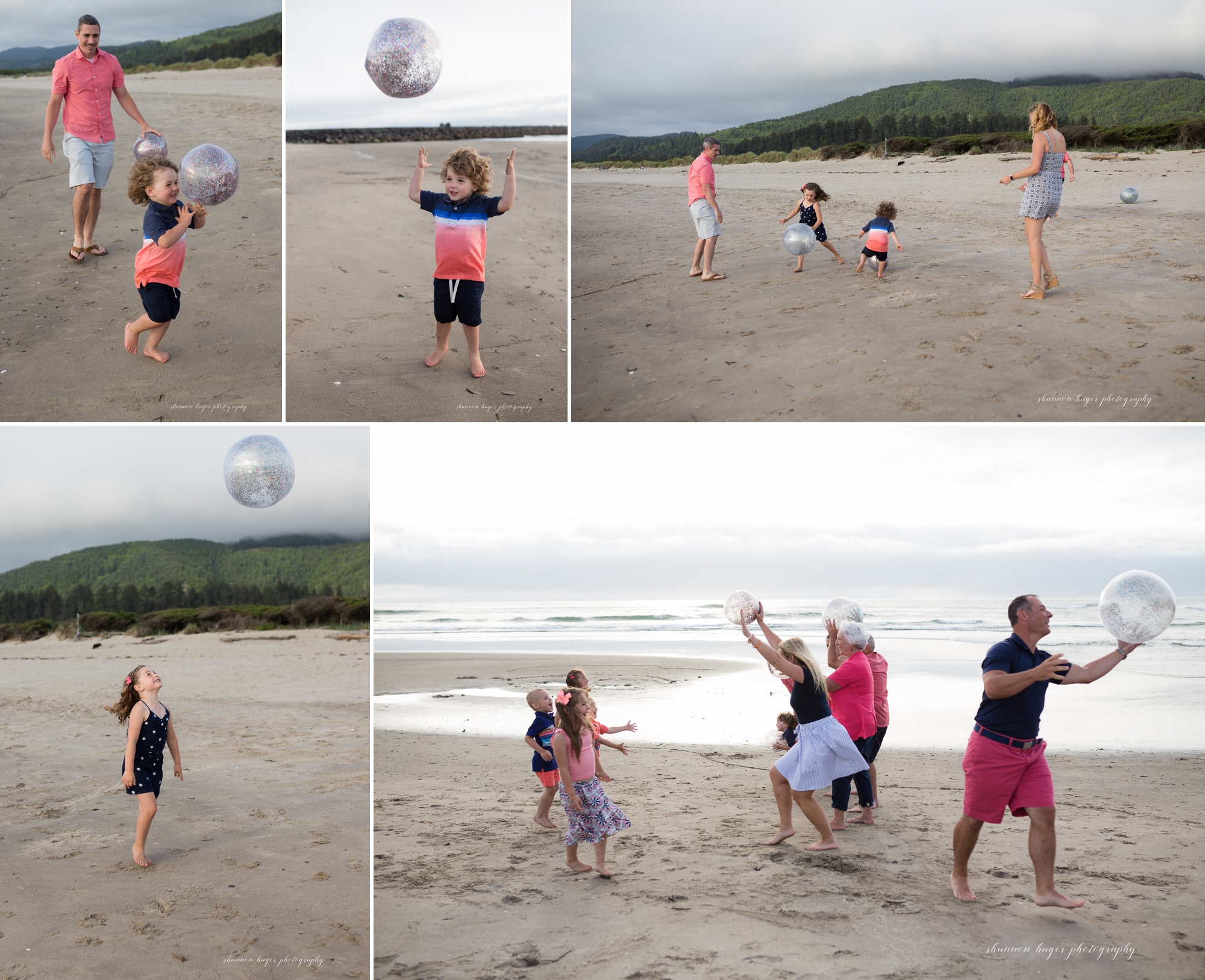 oregon coast family photographer, oregon coast extended family session, rockaway beach oregon photographer, portland family photographer, shannon hager photography