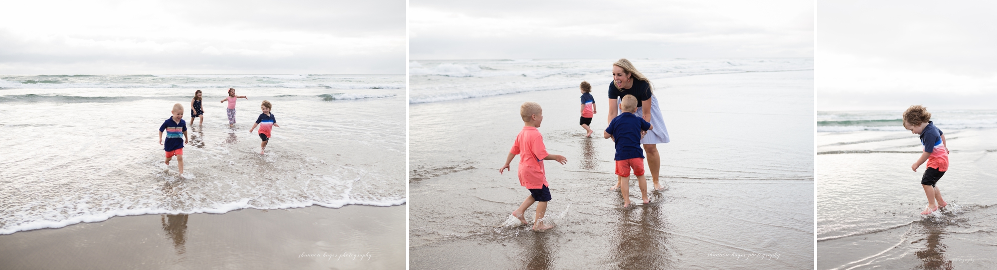 oregon coast family photographer, oregon coast extended family session, rockaway beach oregon photographer, portland family photographer, shannon hager photography