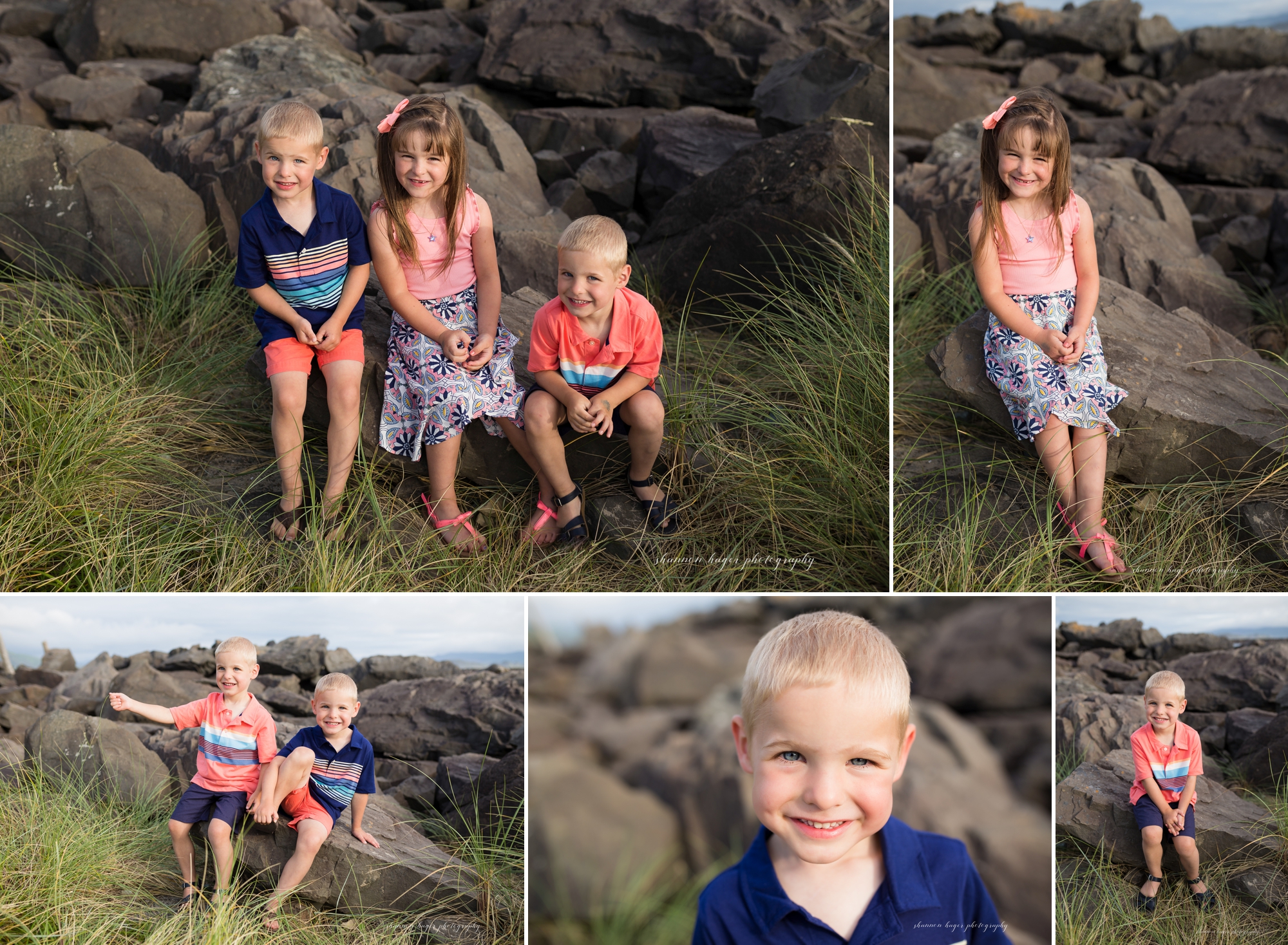 oregon coast family photographer, oregon coast extended family session, rockaway beach oregon photographer, portland family photographer, shannon hager photography
