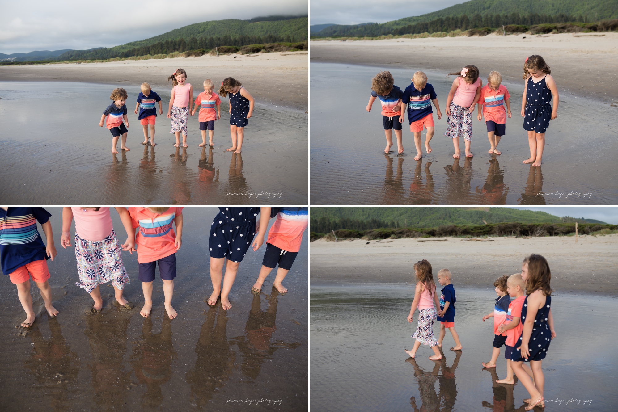 oregon coast family photographer, oregon coast extended family session, rockaway beach oregon photographer, portland family photographer, shannon hager photography