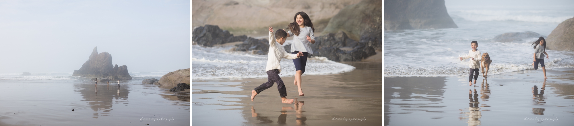 cannon beach family photographer, oregon coast family photos in cannon beach, oregon coast photography by shannon hager photography