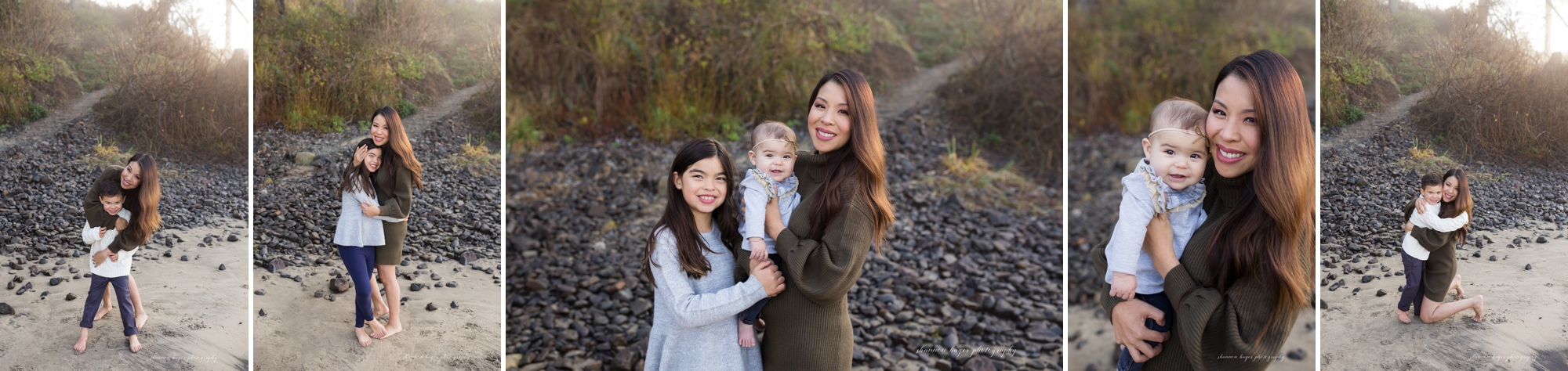 cannon beach family photographer, oregon coast family photos in cannon beach, oregon coast photography by shannon hager photography