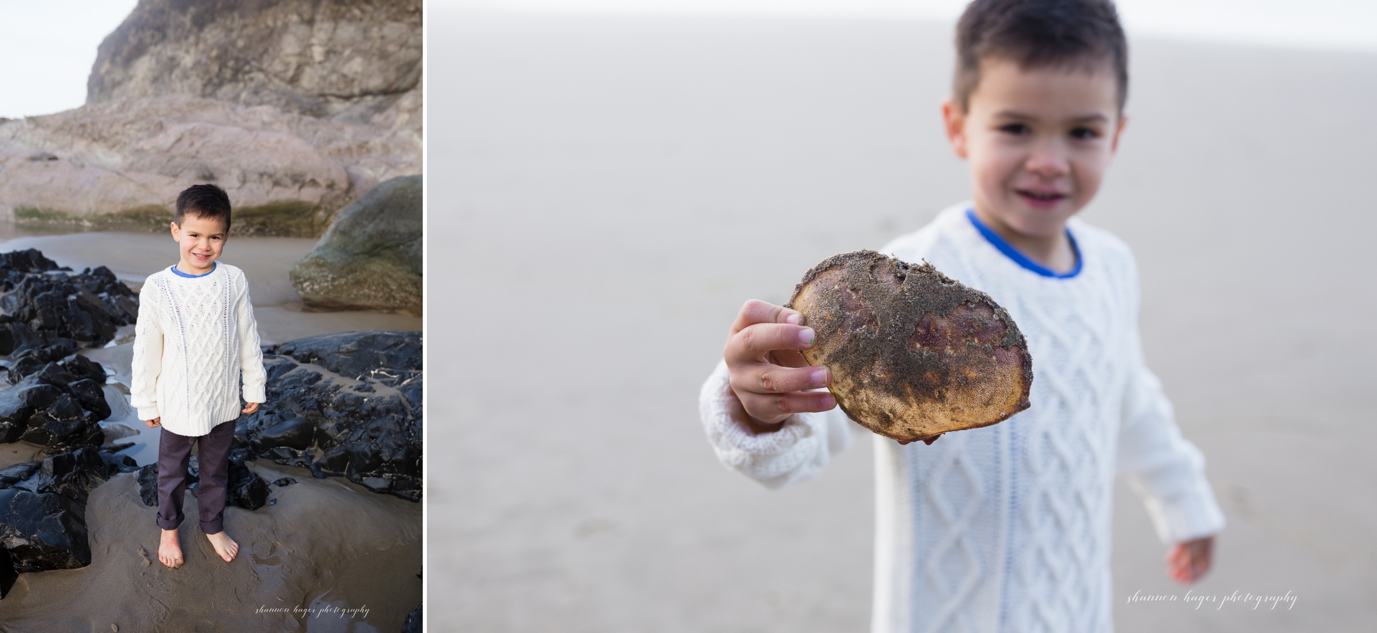 cannon beach family photographer, oregon coast family photos in cannon beach, oregon coast photography by shannon hager photography