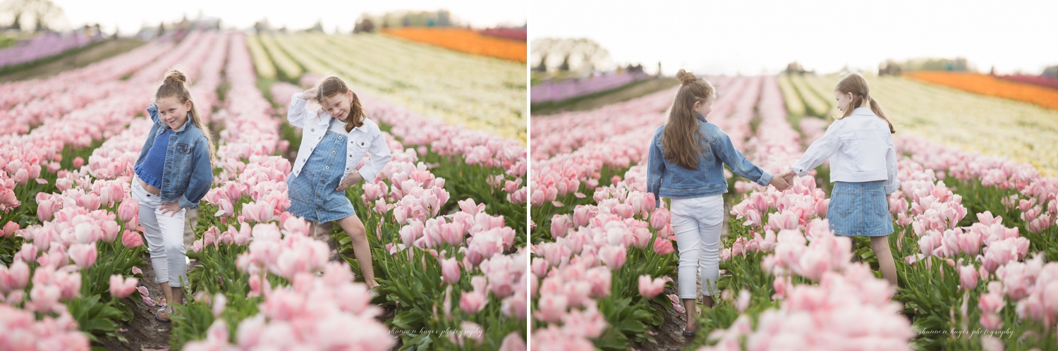 spring photos portland, wooden shoe tulip farm, tulip field photo session, portland family photography