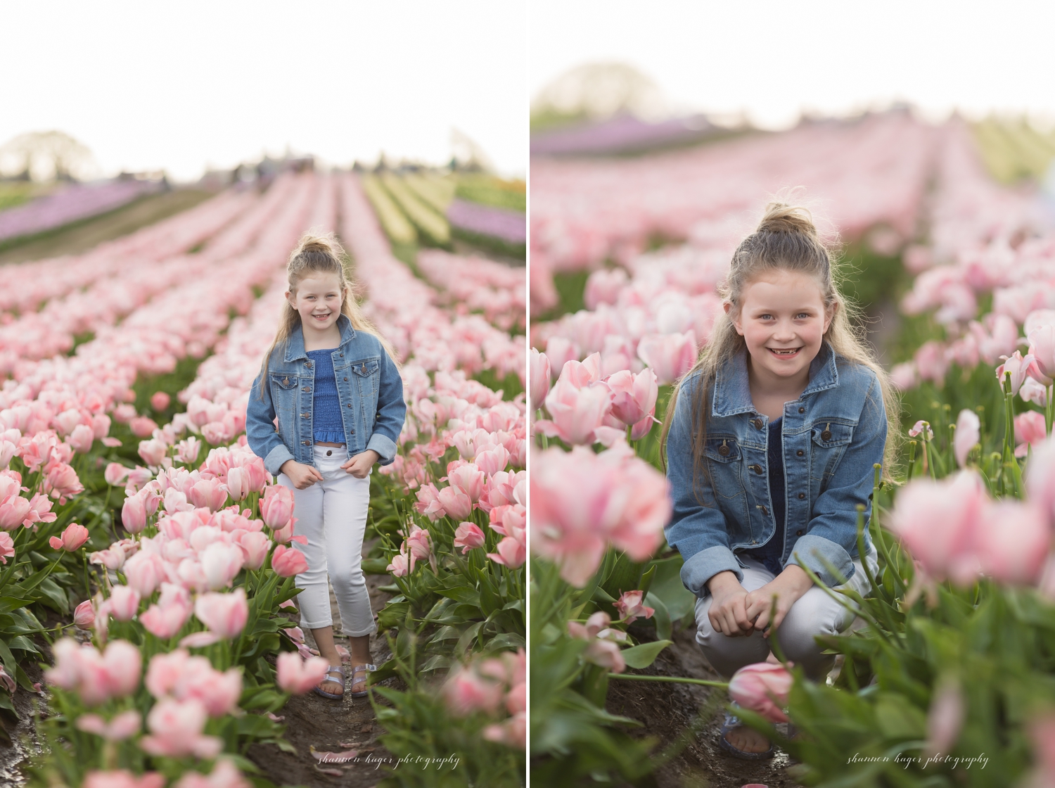 spring photos portland, wooden shoe tulip farm, tulip field photo session, portland family photography
