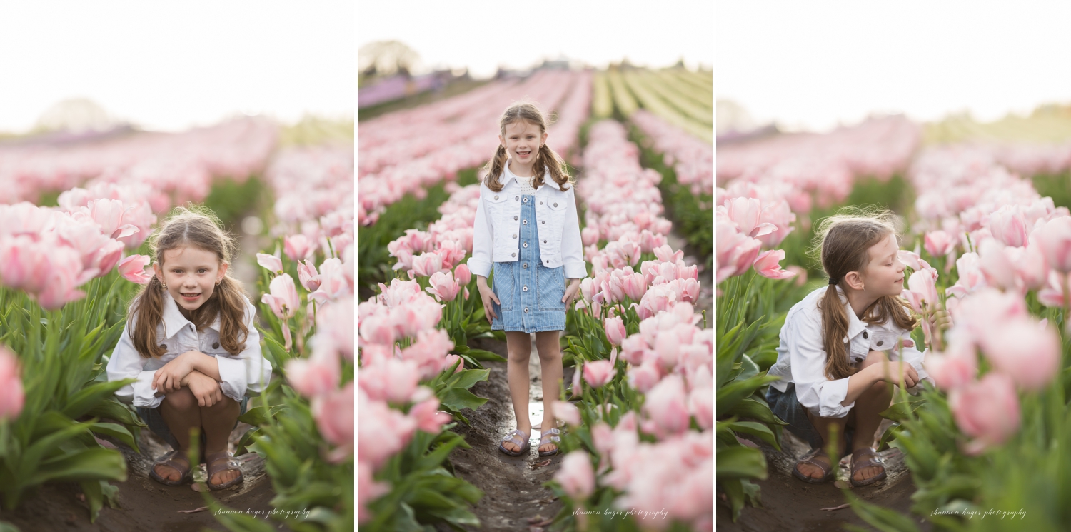 spring photos portland, wooden shoe tulip farm, tulip field photo session, portland family photography