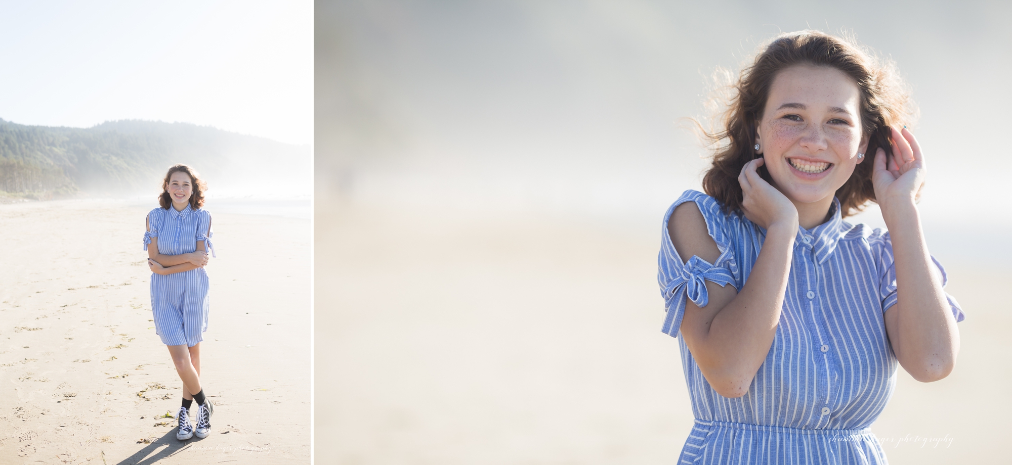 oregon coast senior photographer, oregon beach senior photos, portland senior photographer, cape lookout