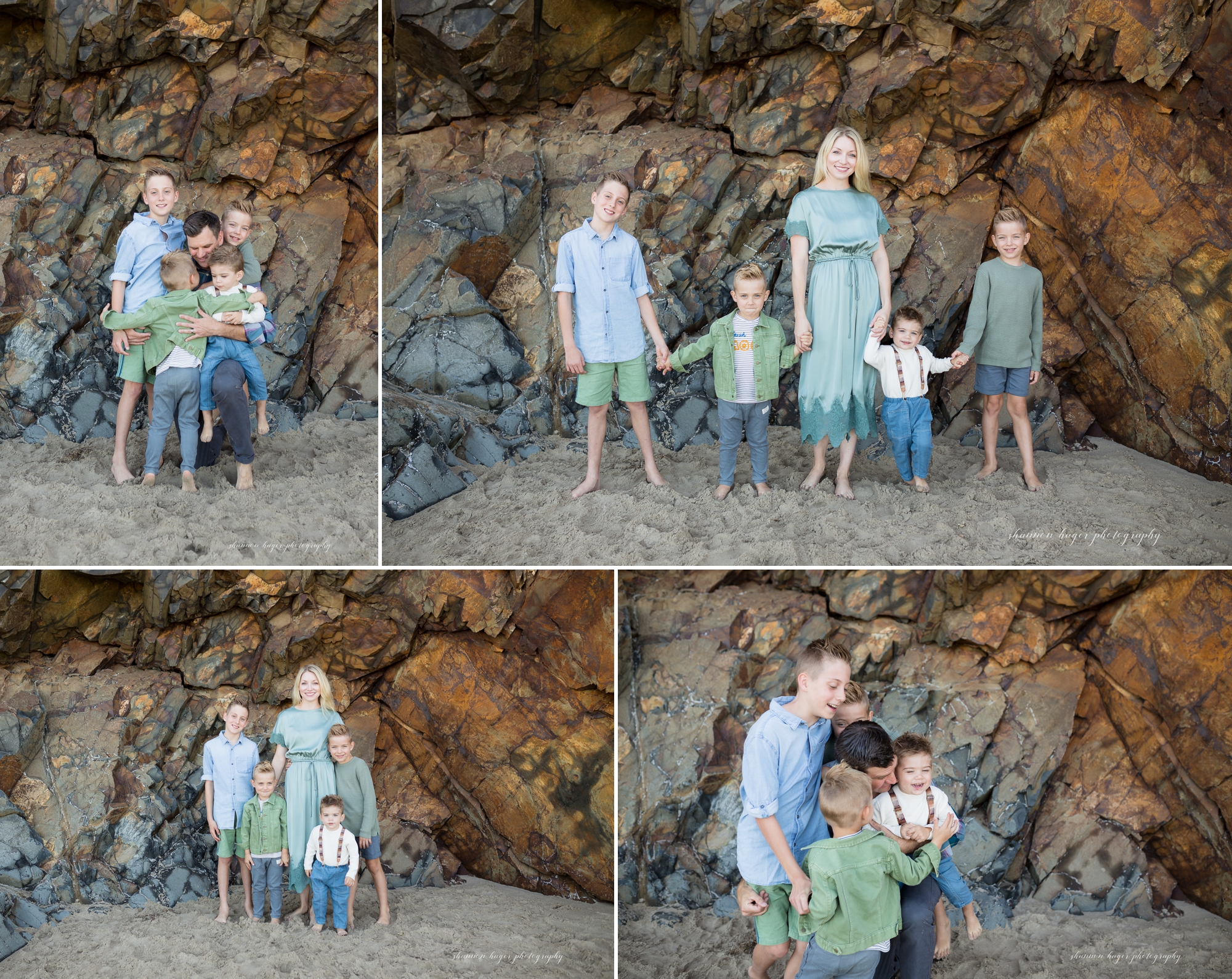 cannon beach family photographer, hug point family session by shannon hager photography