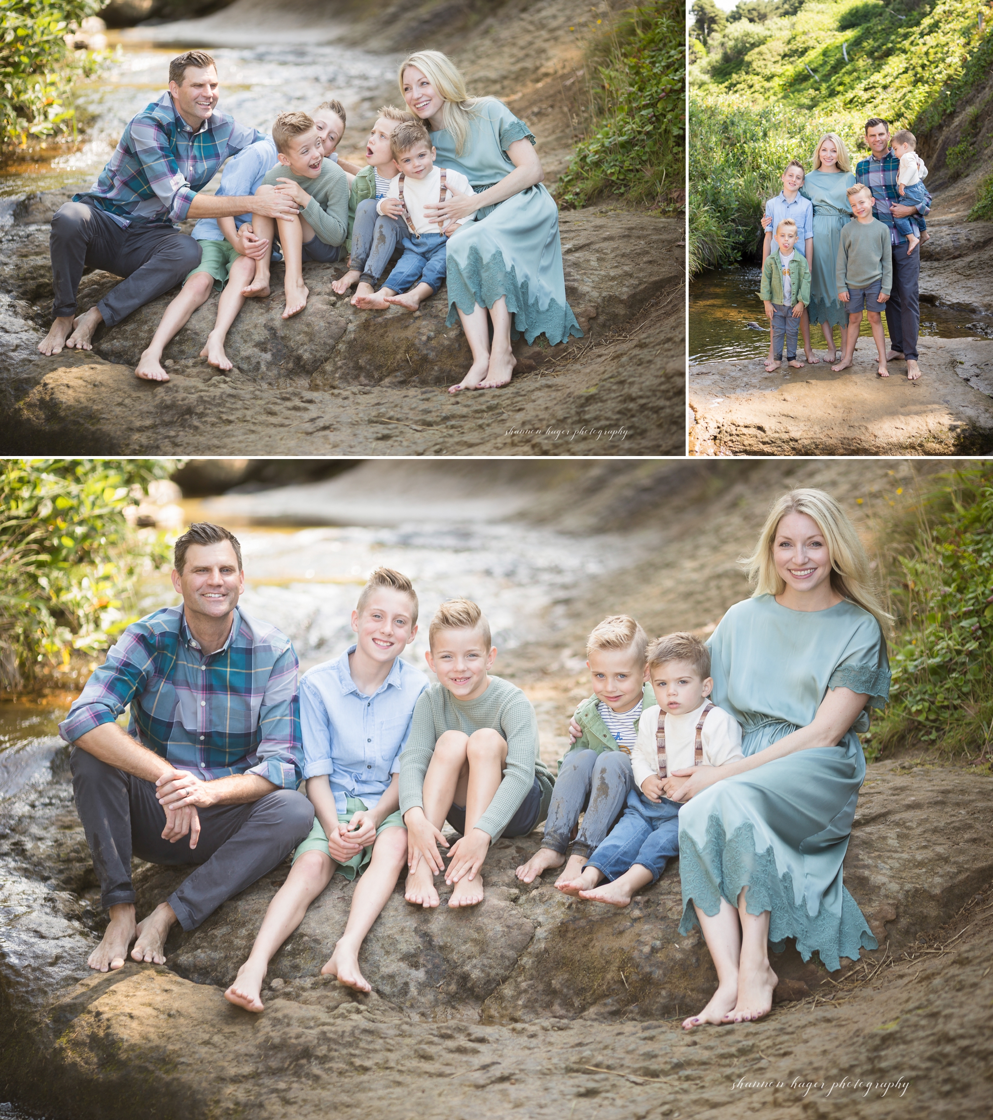 cannon beach family photographer, hug point family session by shannon hager photography