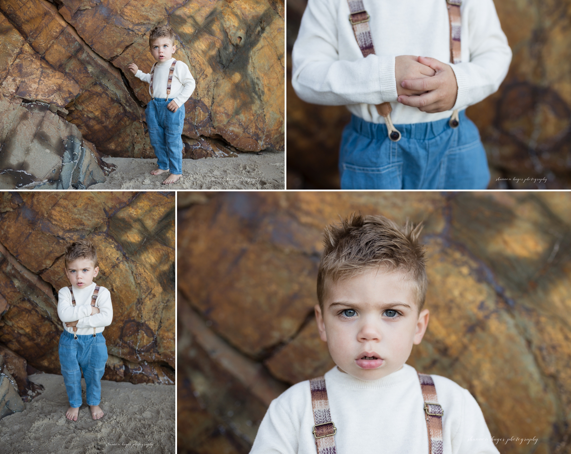 cannon beach family photographer, hug point family session by shannon hager photography