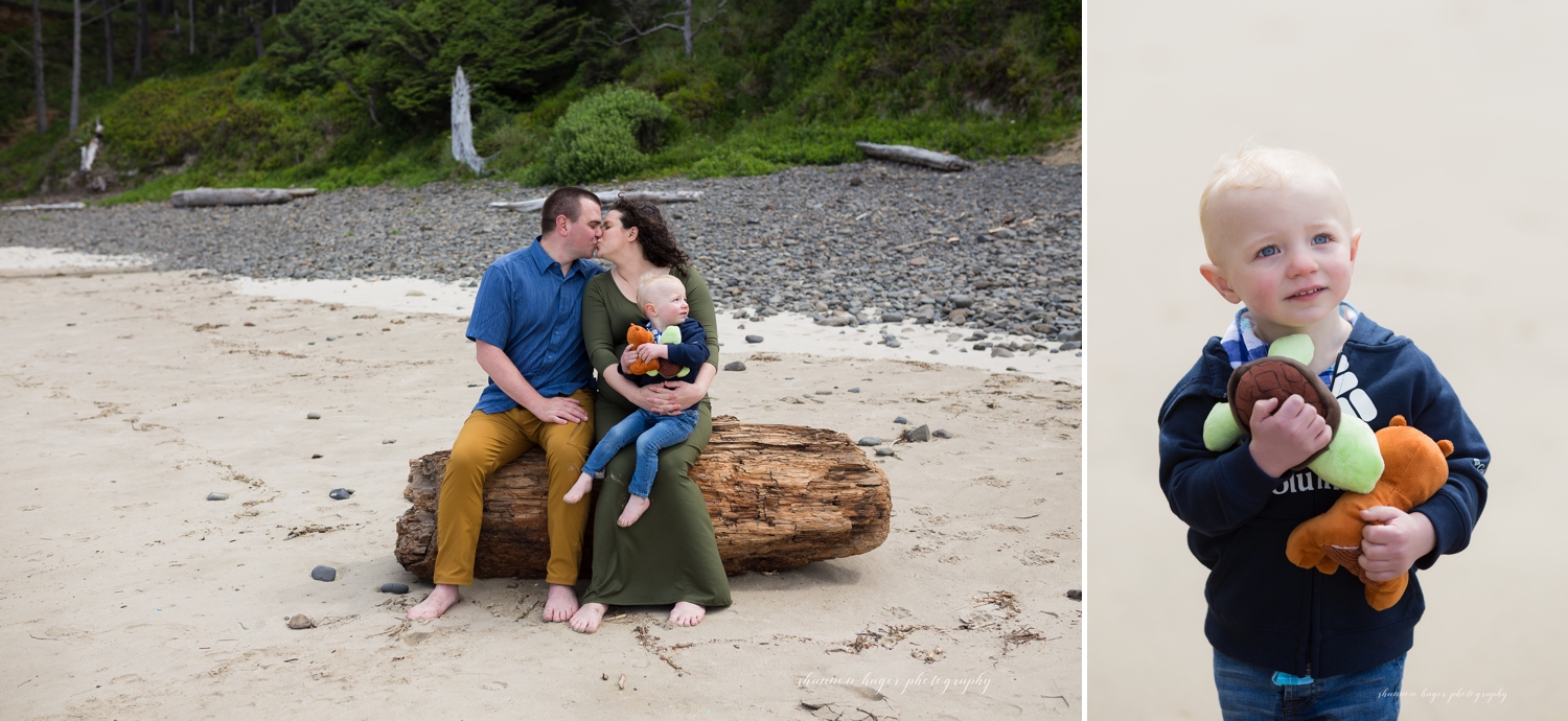 cannon beach maternity photography, hug point family photo session, oregon coast photographer